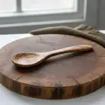 Olive Wood Serving Spork - Image 7