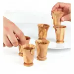 Olive Wood Shot Goblet - Image 5