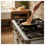 Olive Wood Slotted Spatula Handmade Kitchen Utensil - Image 8