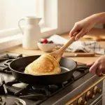 Olive Wood Slotted Spatula, Handmade Wooden Spatula - Image 8