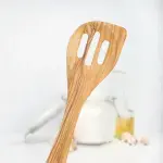 Olive Wood Slotted Spatula, Handmade Wooden Spatula - Image 4