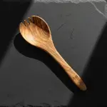 Olive Wood Spork Handmade Kitchen Utensil - Image 9
