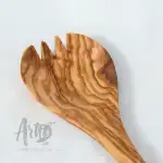 Olive Wood Spork Handmade Kitchen Utensil - Image 4