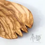 Olive Wood Spork Handmade Kitchen Utensil - Image 3