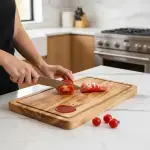 Rectangular Cutting Board with Juice Groove - Image 8