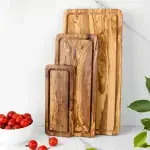 Rectangular Cutting Board with Juice Groove