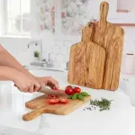 Rectangular Wood Cutting Board with Handle - Image 8