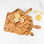 Rectangular Wood Cutting Board with Handle - Image 3