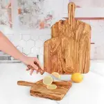 Rectangular Wood Cutting Board with Handle