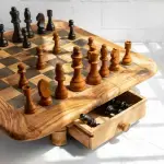 Round-Edged Chess Board Table - Image 3