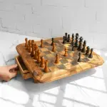 Round-Edged Chess Board Table - Image 2