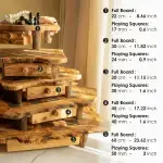 Rustic Square Chess Board With Storage - Image 2