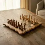 Rustic Wavy Chess Set - Image 10