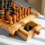 Rustic Wavy Chess Set - Image 8