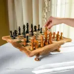 Rustic Wavy Chess Set - Image 7