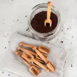 Small Olive Wood Scoop - Image 4