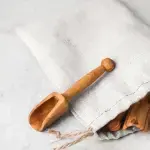 Small Olive Wood Scoop - Image 3