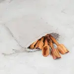 Small Olive Wood Scoop - Image 2