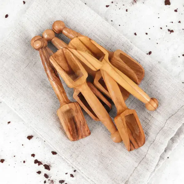 Small Olive Wood Scoop