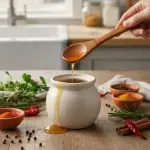 Small Olive Wood Spoon Handmade Mini Wooden Utensil - Image 8