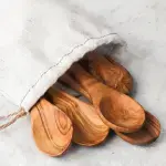 Small Olive Wood Spoon Handmade Mini Wooden Utensil - Image 4