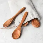 Small Olive Wood Spoon Handmade Mini Wooden Utensil