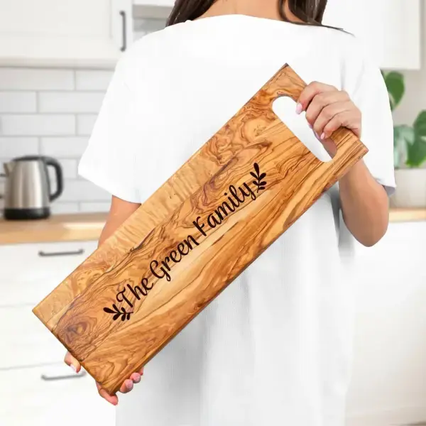 The Green Family Olive Wood Cutting Board