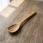 Tunisian Handmade Olive Wood Salad Spoon - Image 7