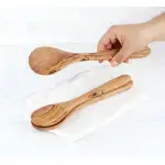 Tunisian Handmade Olive Wood Salad Spoon - Image 5