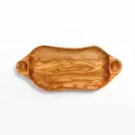 Tunisian Handmade Wood Serving Platter - Image 4