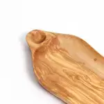 Tunisian Handmade Wood Serving Platter - Image 2