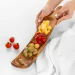 Tunisian Olive Wood Charcuterie Board - Image 4
