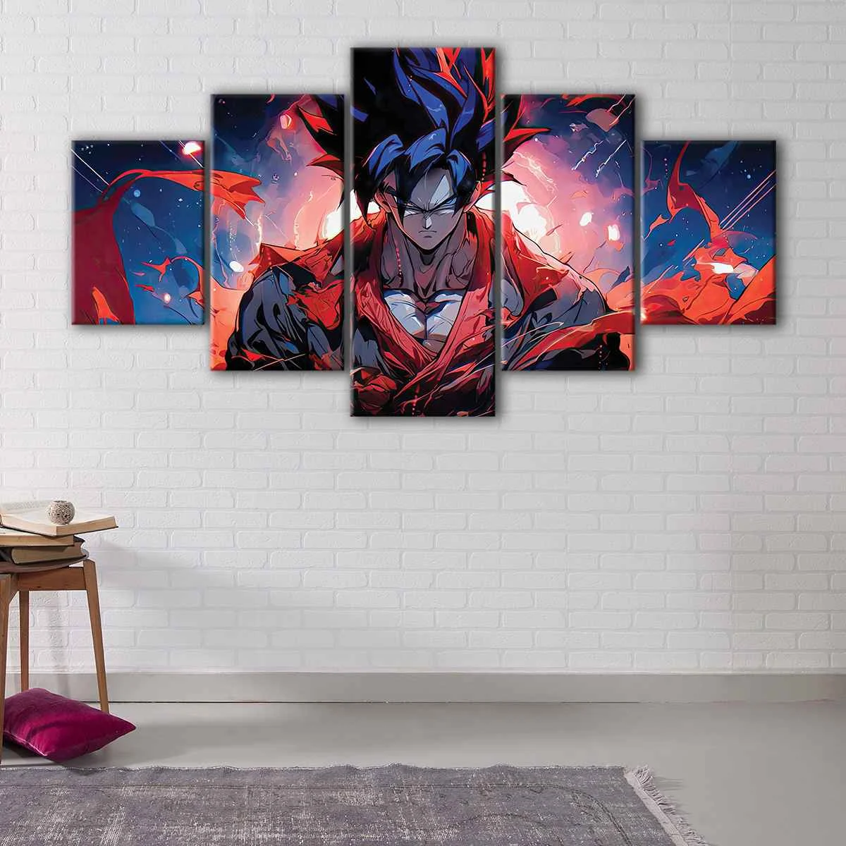 Furious Goku canvas art