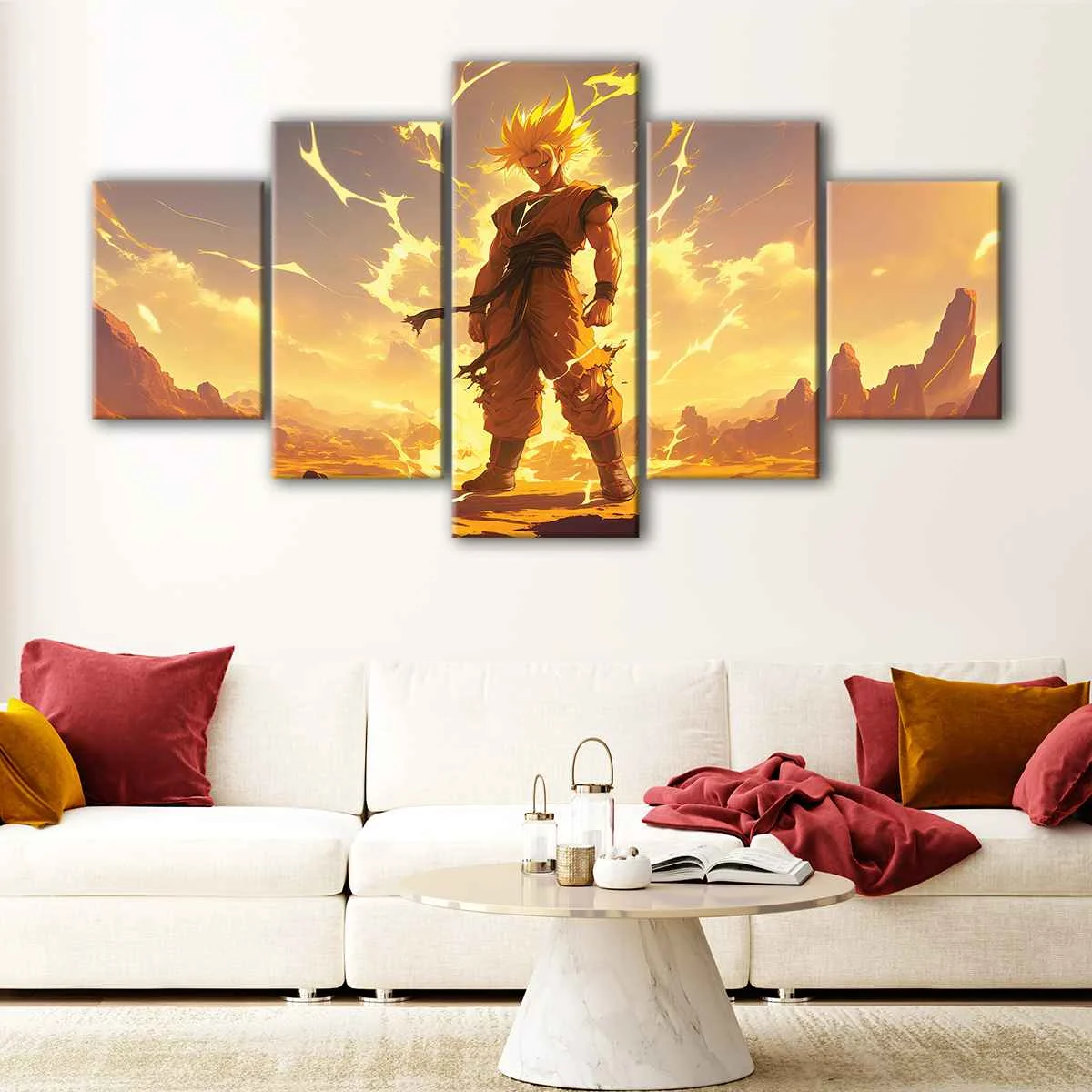 Saiyan Warrior canvas art