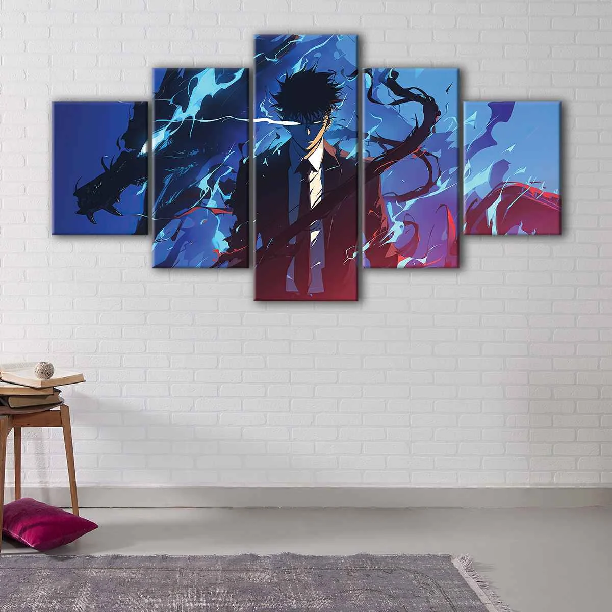 Sung Jinwoo Dragon canvas art