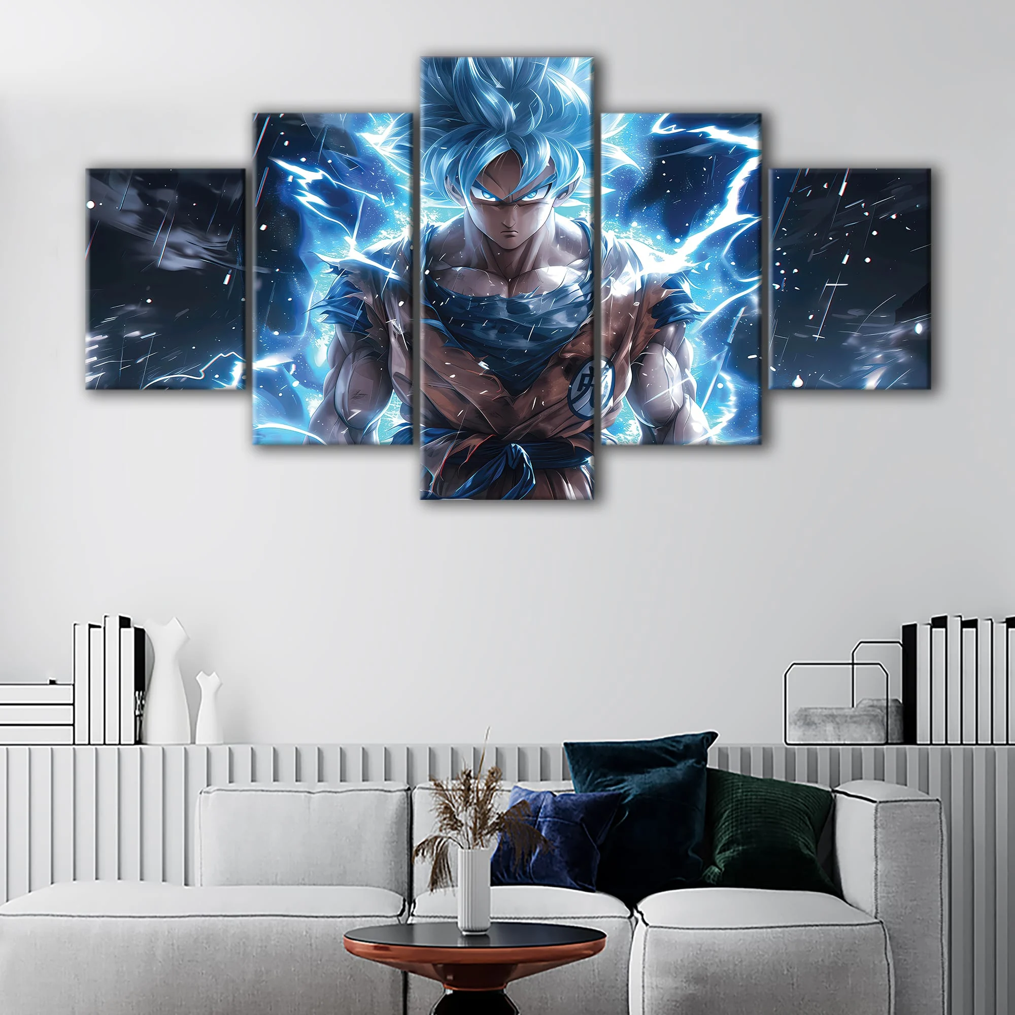 Super Saiyan Blue canvas art