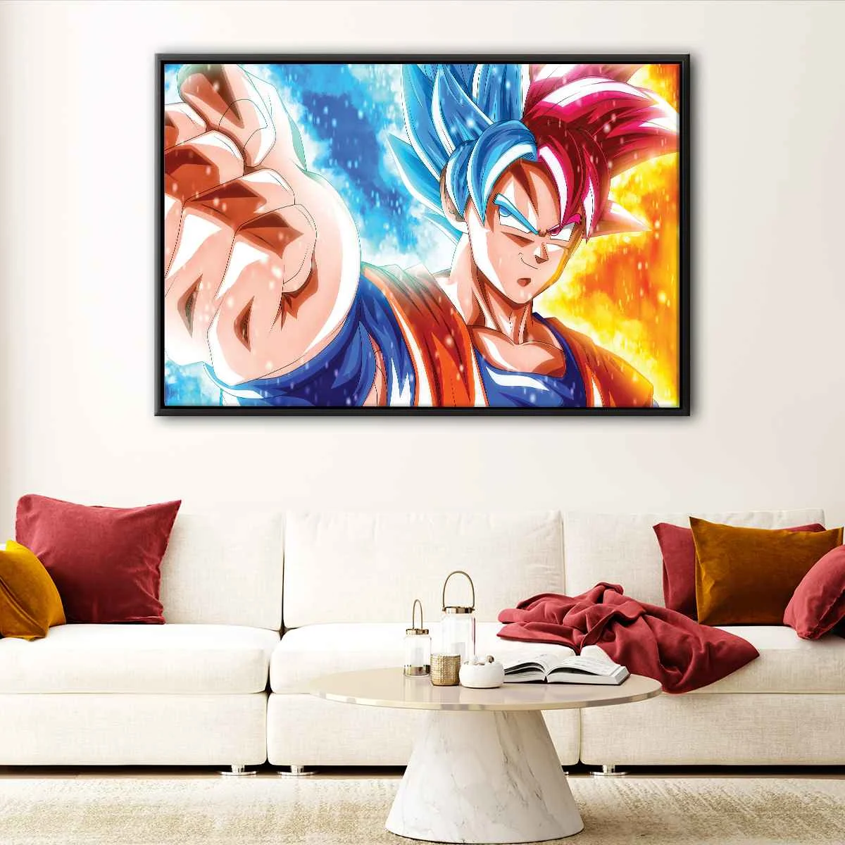 Super Saiyan Warrior canvas art