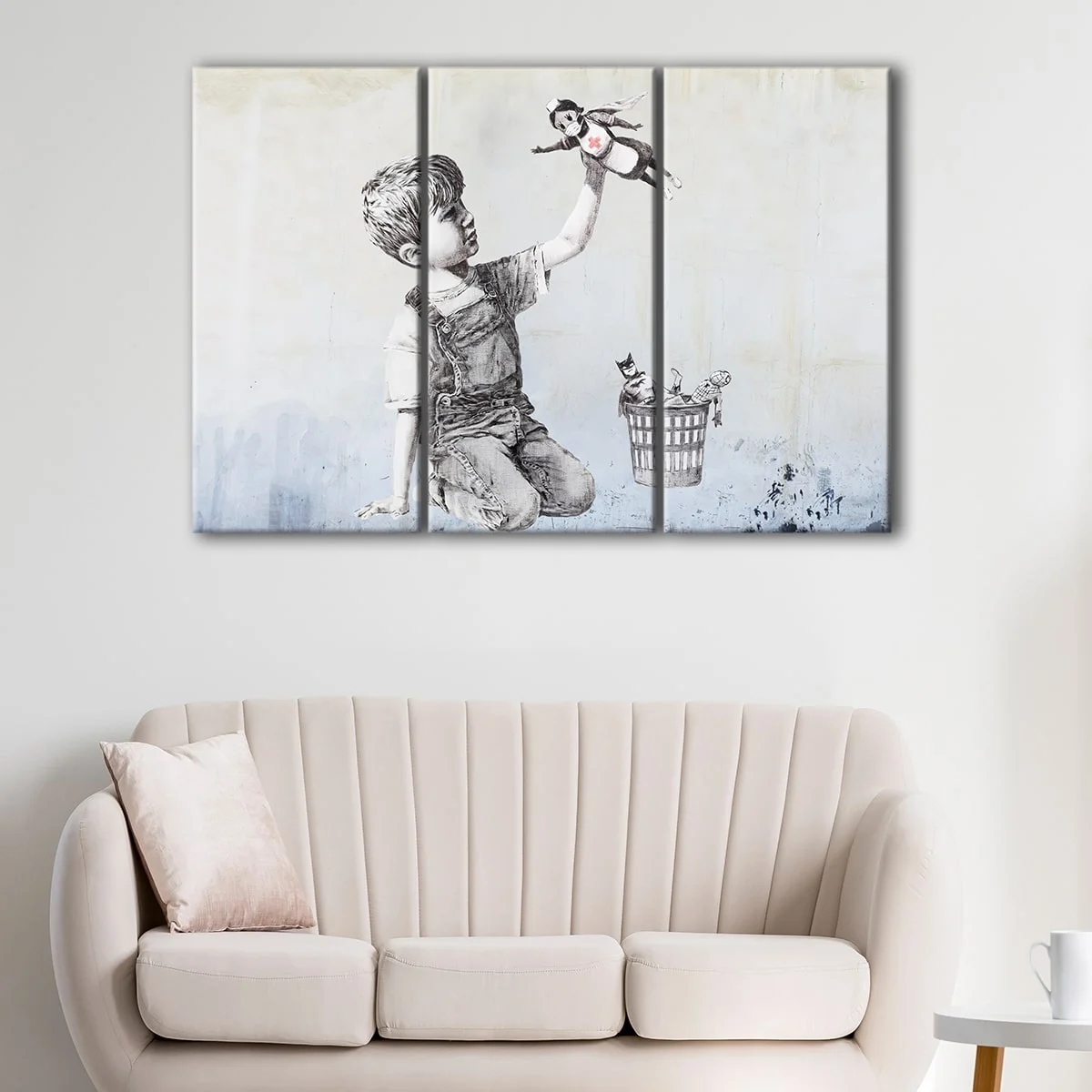 Banksy Nurse canvas art
