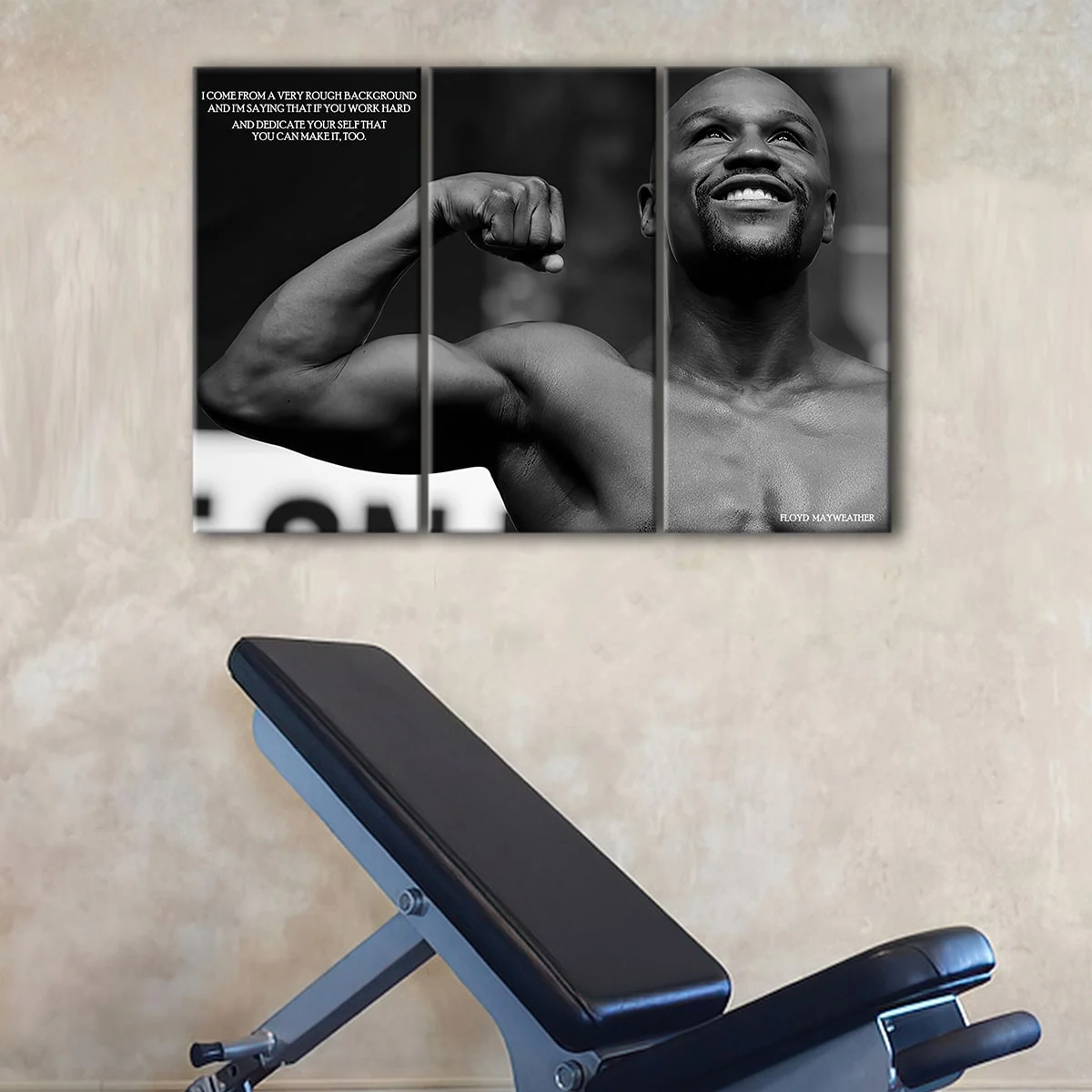Floyd Mayweather Quote canvas art