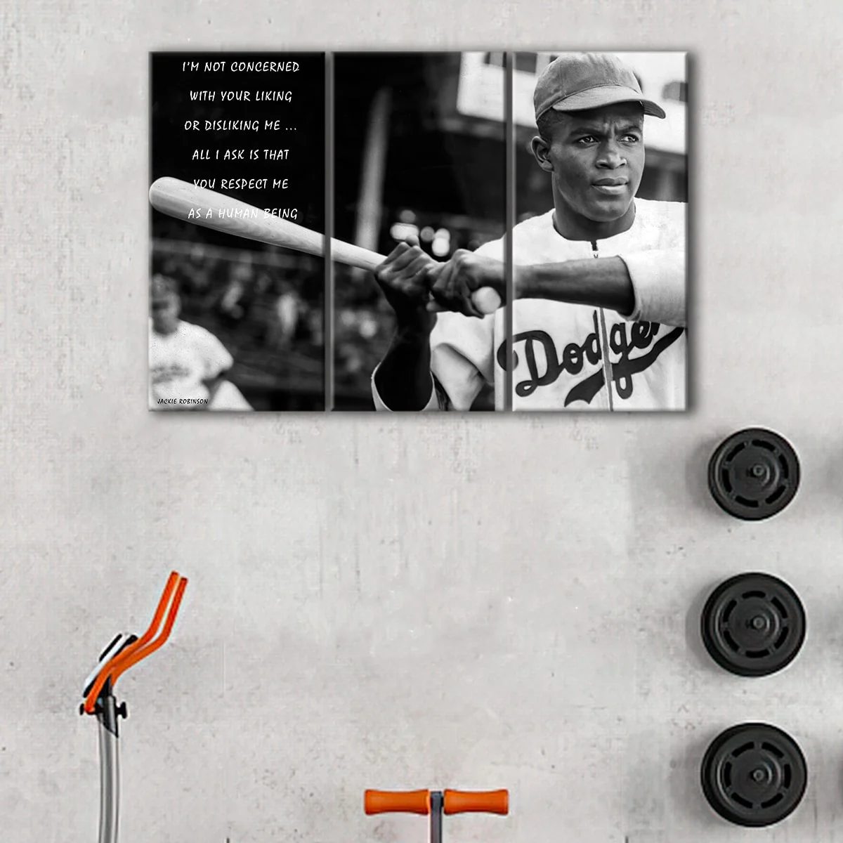Jackie Robinson canvas art