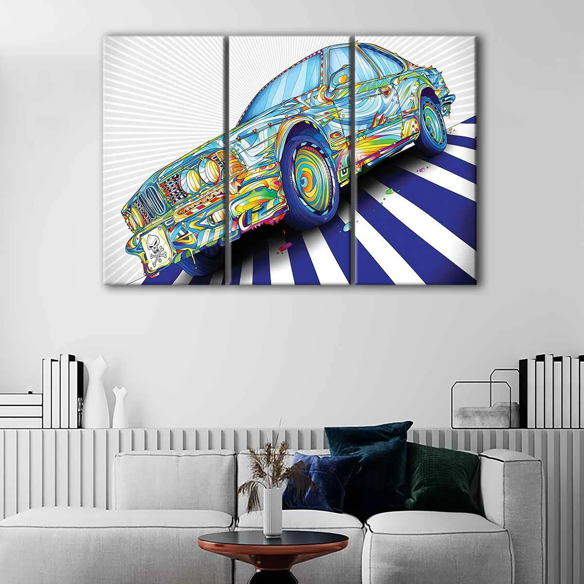 BMW Graffiti canvas art