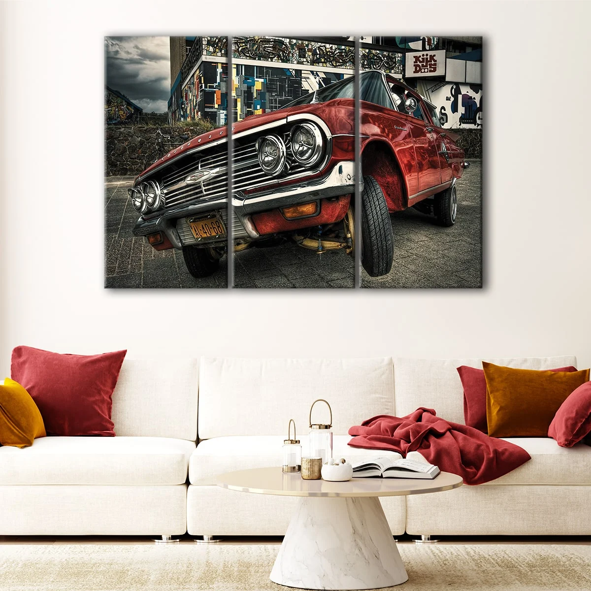 Bouncing Chevy Impala canvas art