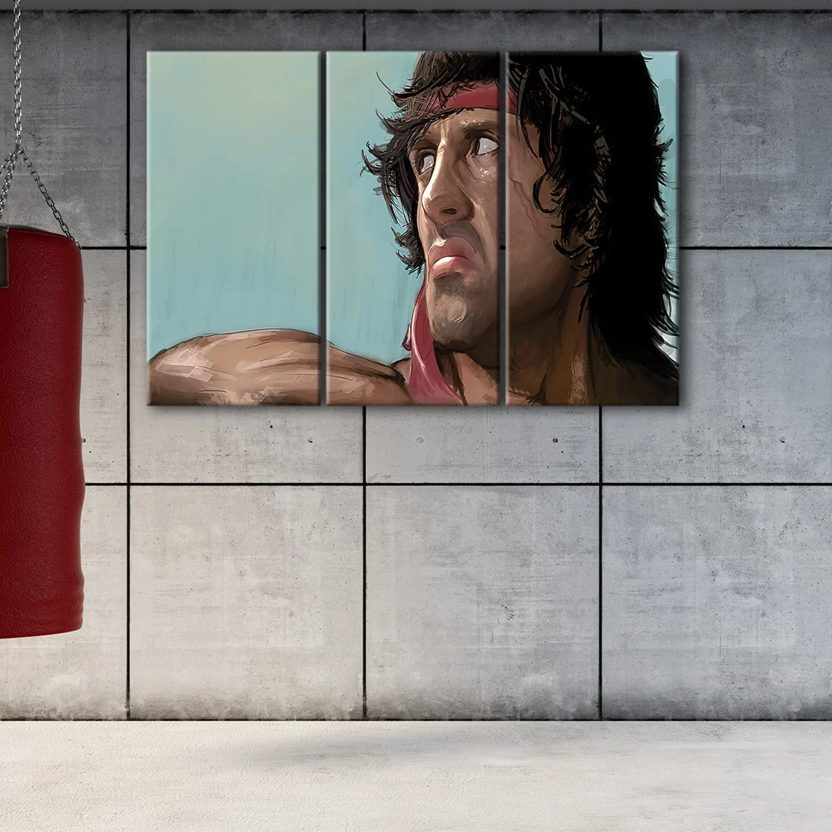 Classic Rambo canvas art