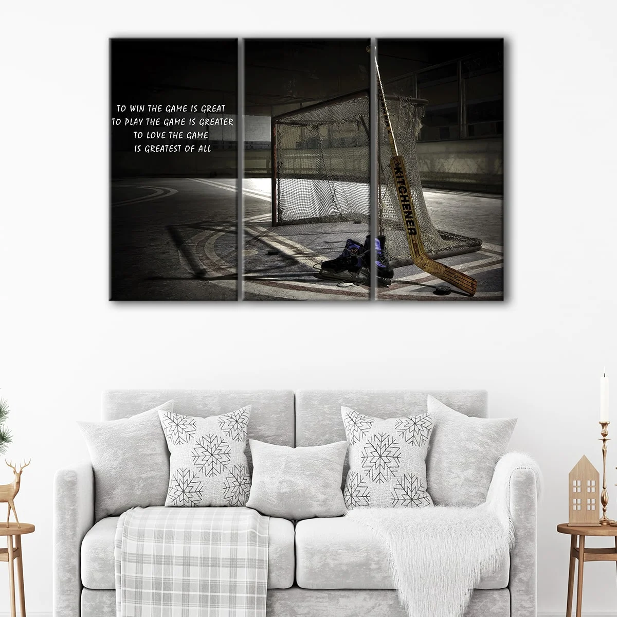 Hockey Motivation canvas art