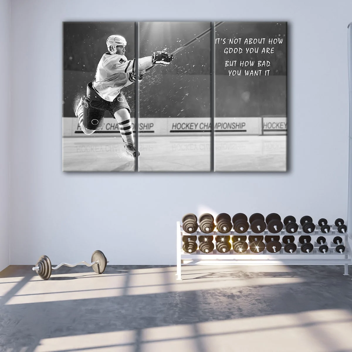 Hockey Quote canvas art