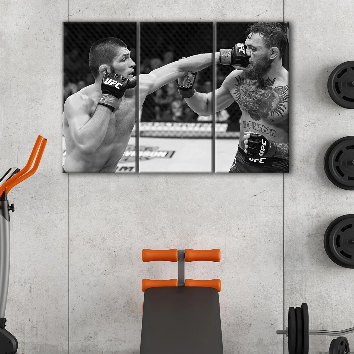 Khabib vs McGregor canvas art