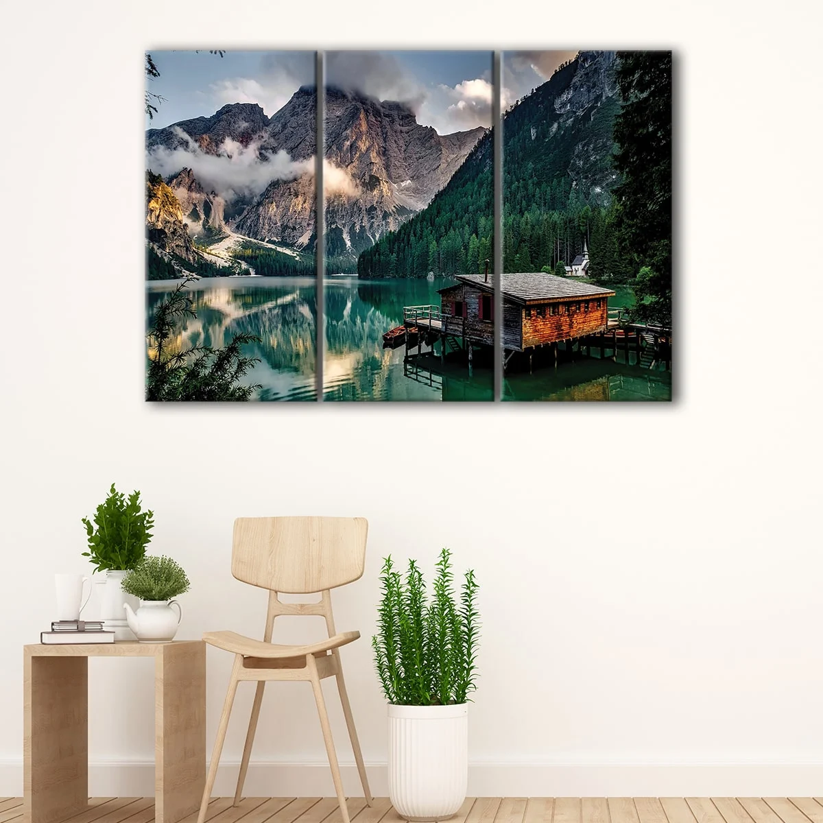 Lake Pragser Wildsee canvas art