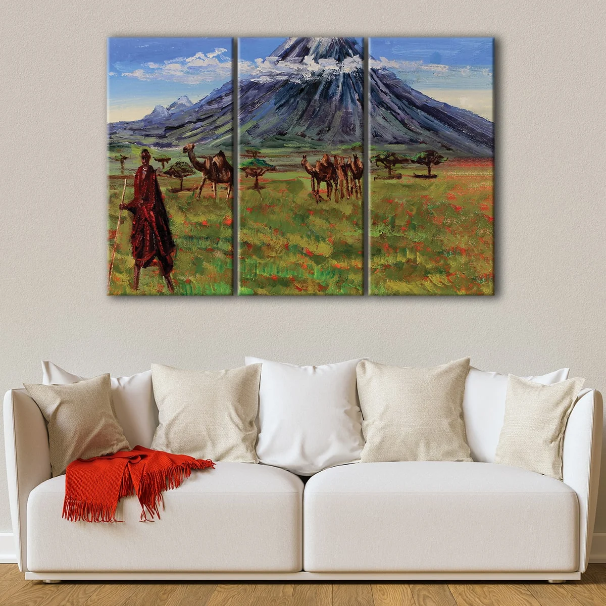 Masai Shepherd canvas art