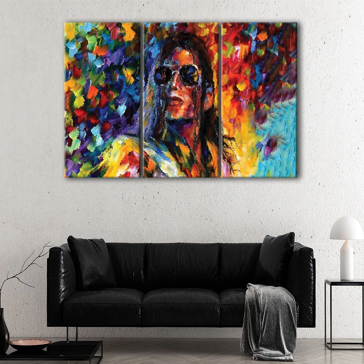 Michael Jackson Watercolor canvas art