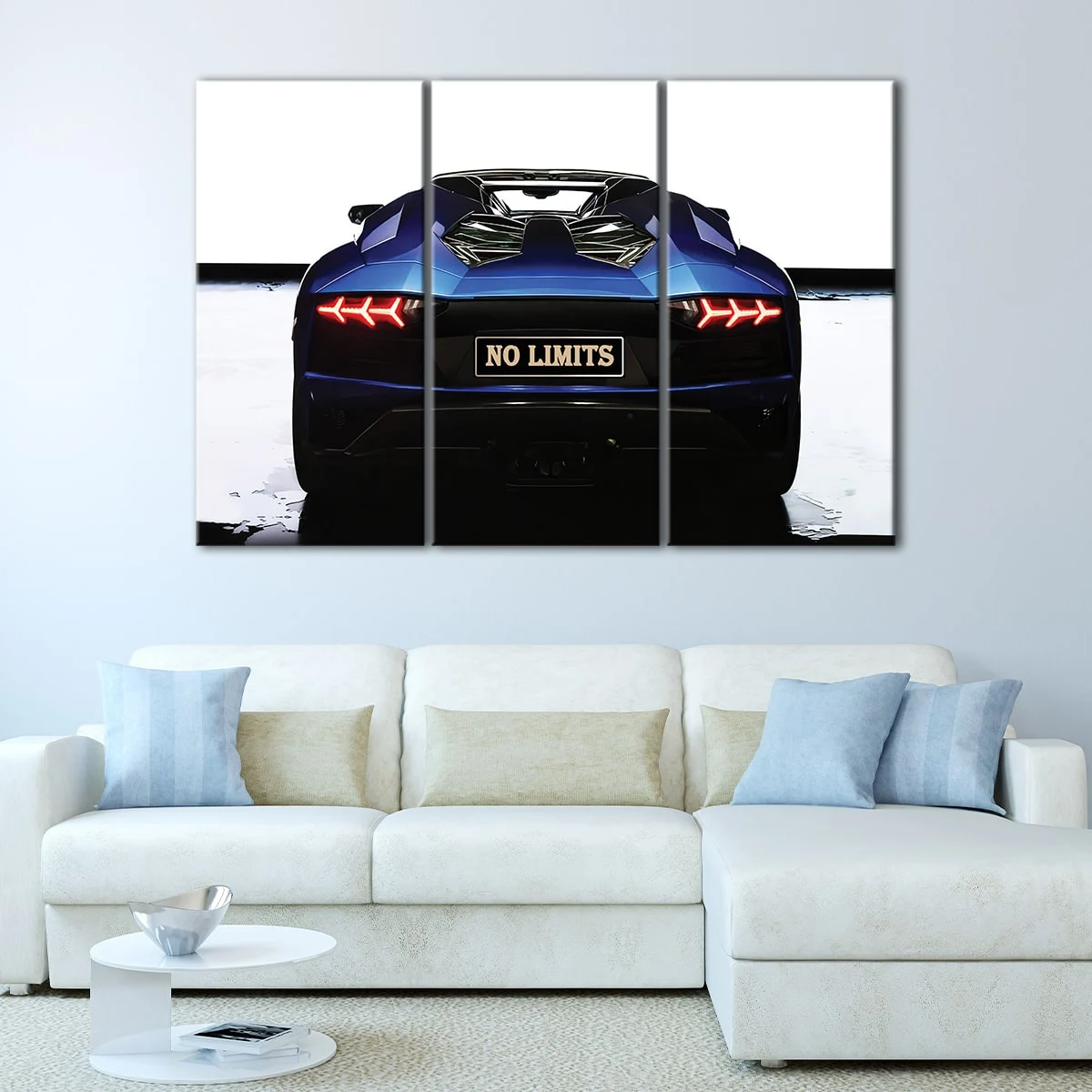 No Limits Supercar canvas art